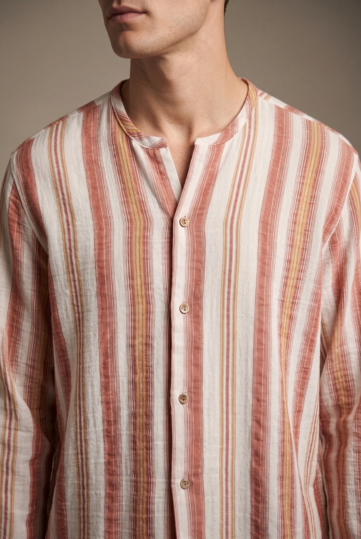 Mandarin Collar Shirt