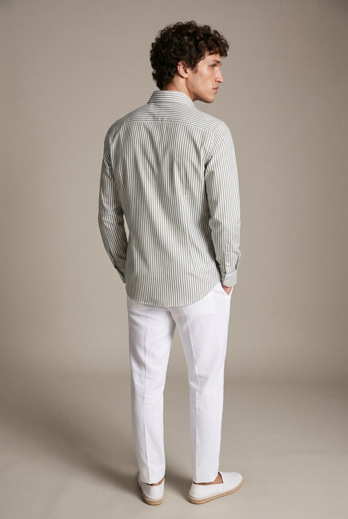 Vertical Striped Formal Shirt