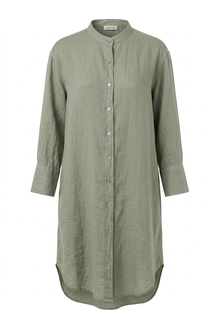 ROBELLI — Linen Shirt Dress