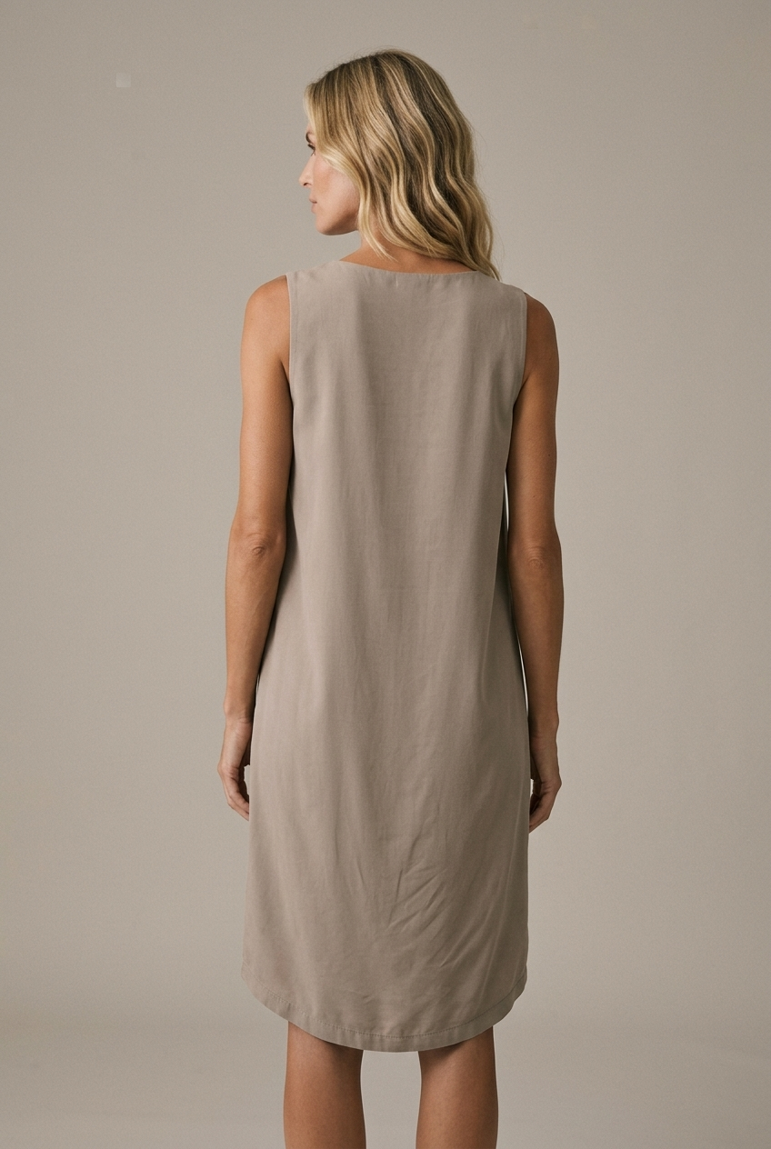 Paros Sleeveless Dress — back