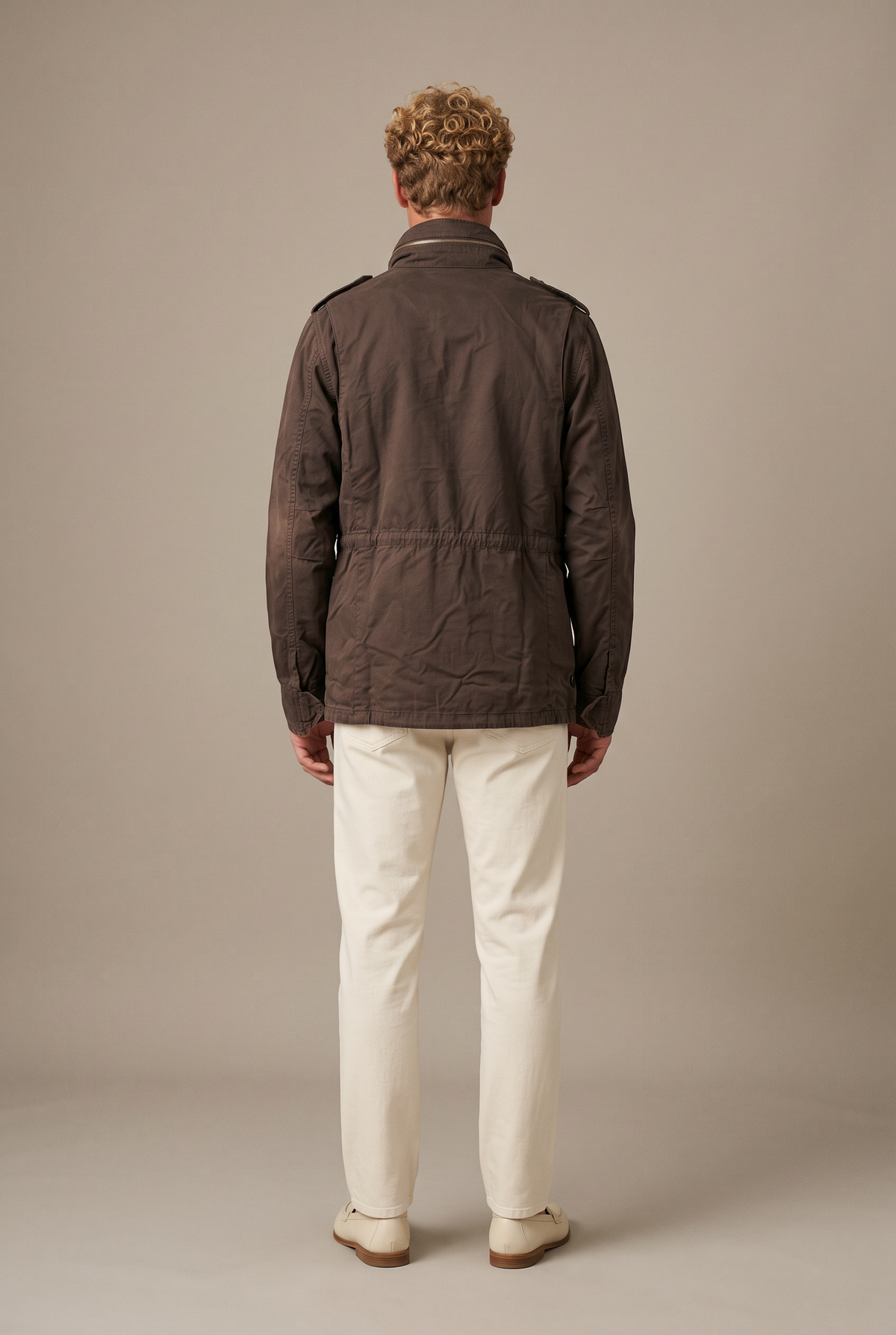 AF-JAC-ARMY — Field Jacket — Brown — back