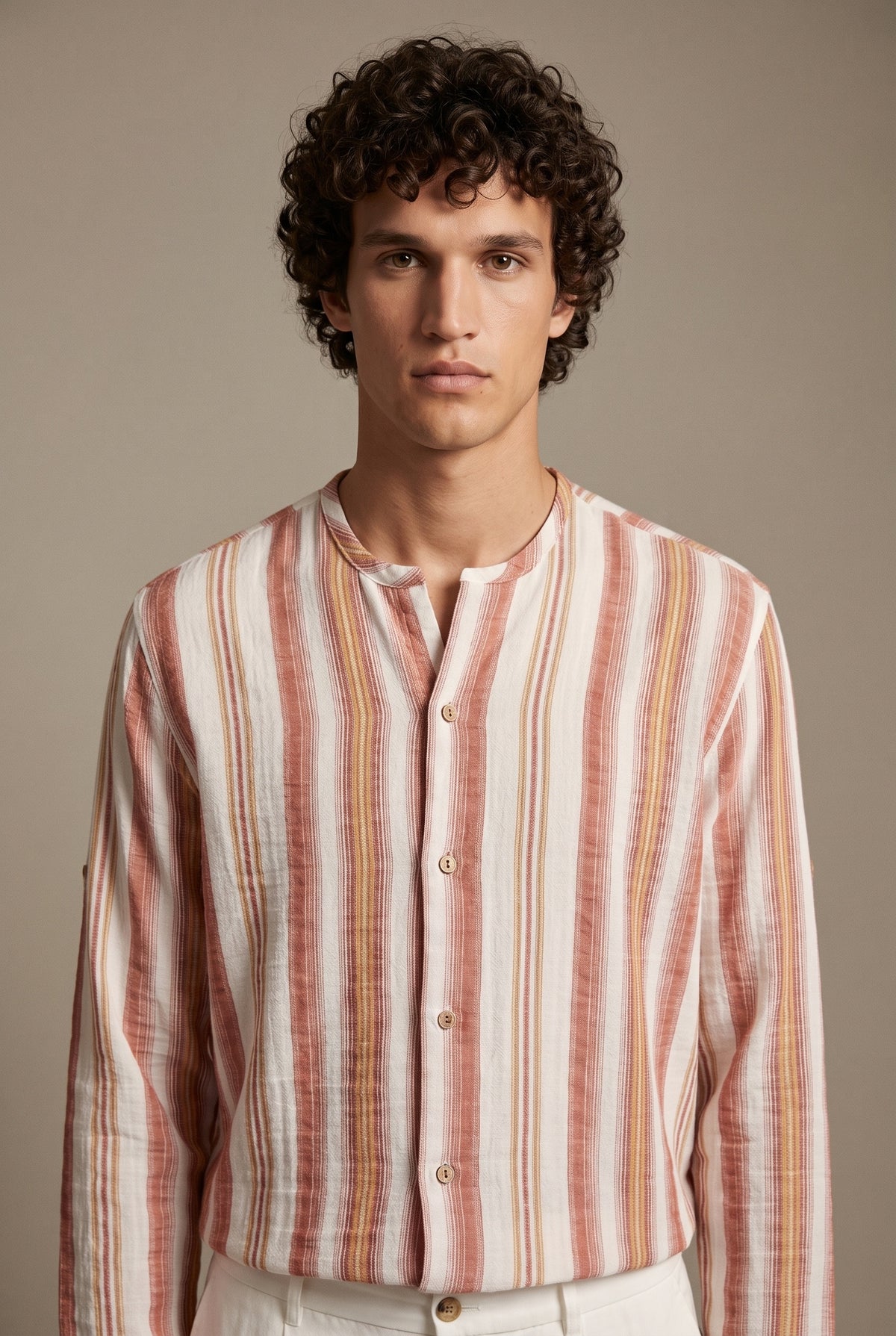 Mandarin Collar Shirt