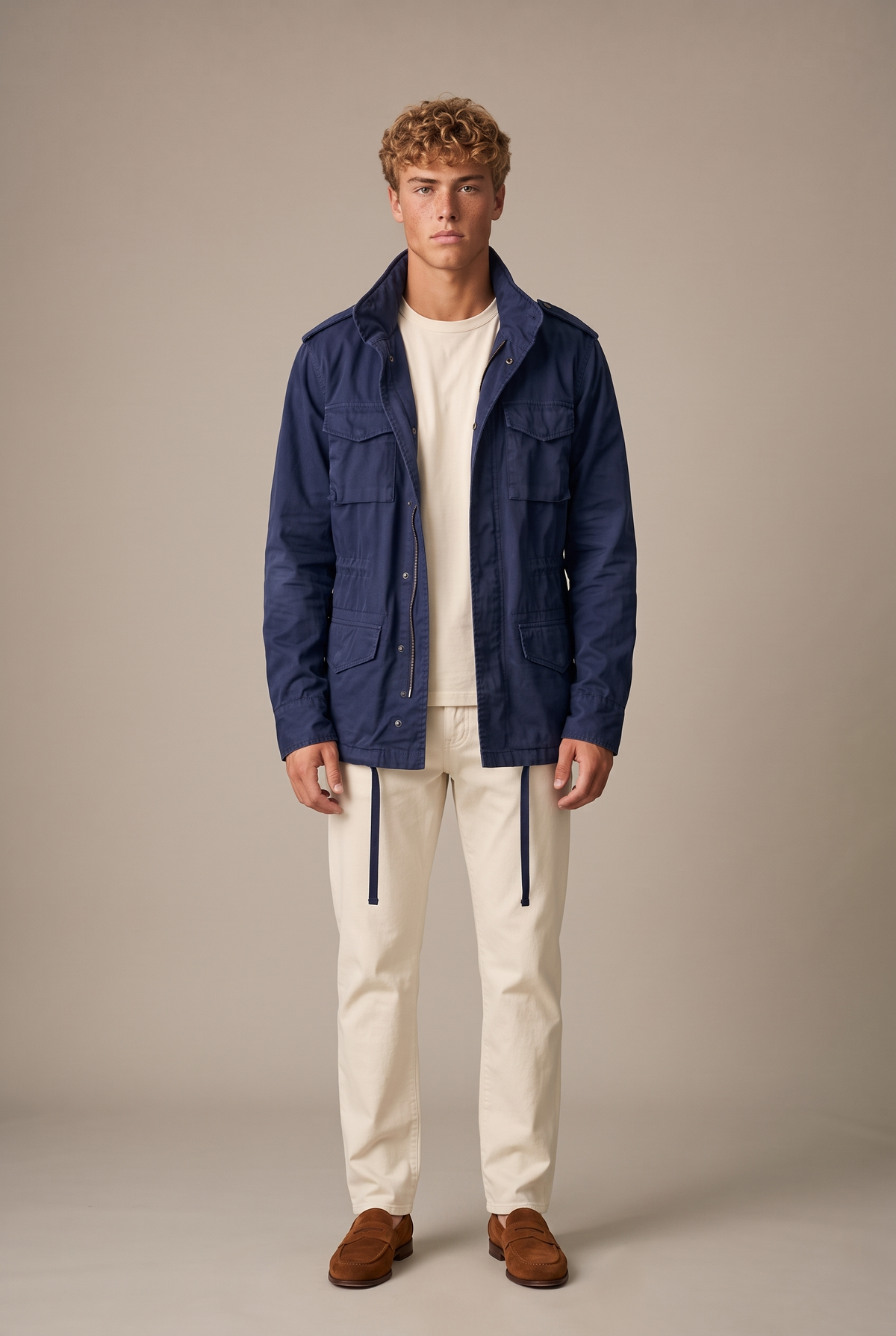 Kea Field Jacket — Navy — front