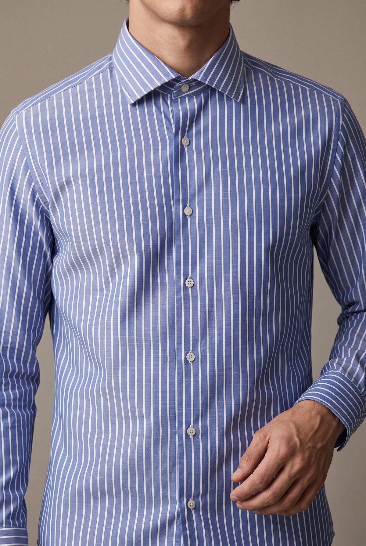 Vertical Striped Formal Shirt
