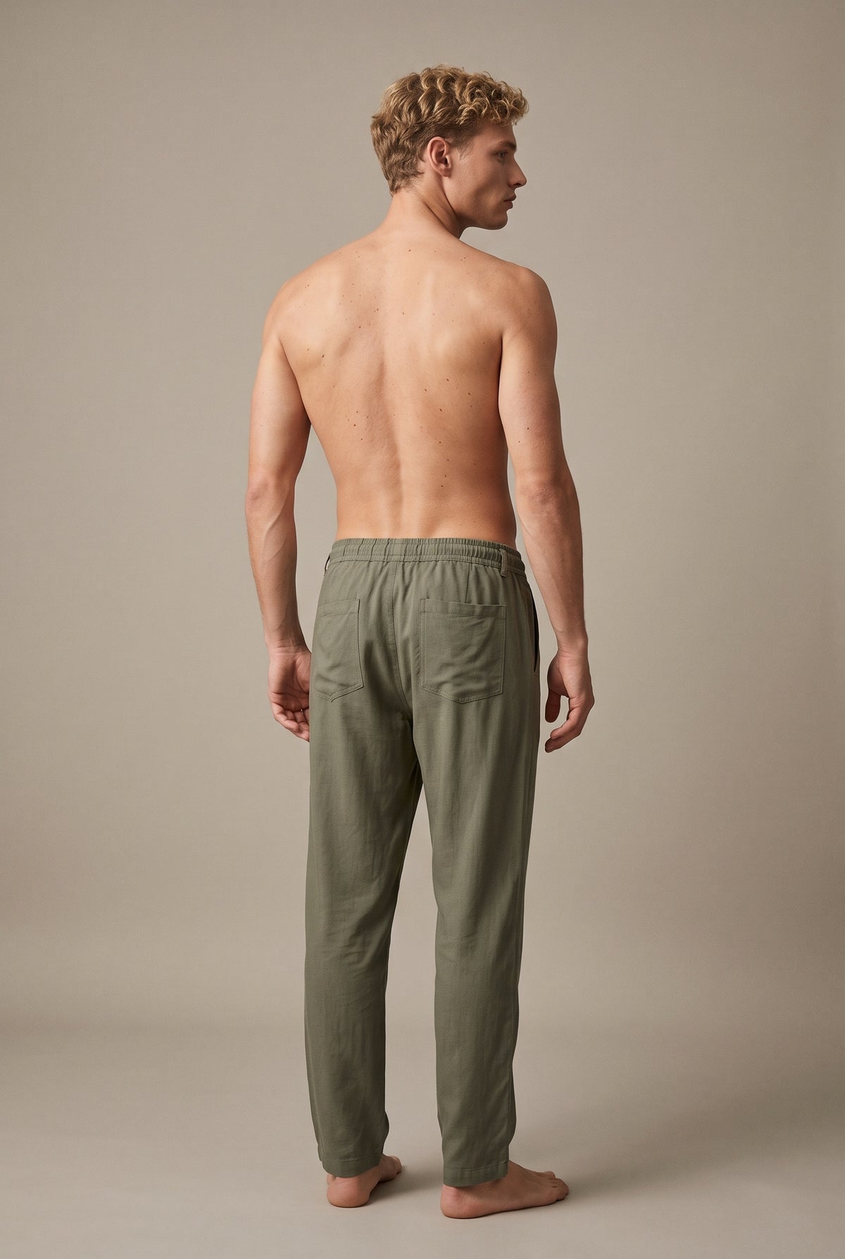 Fluid Drawstring Trousers