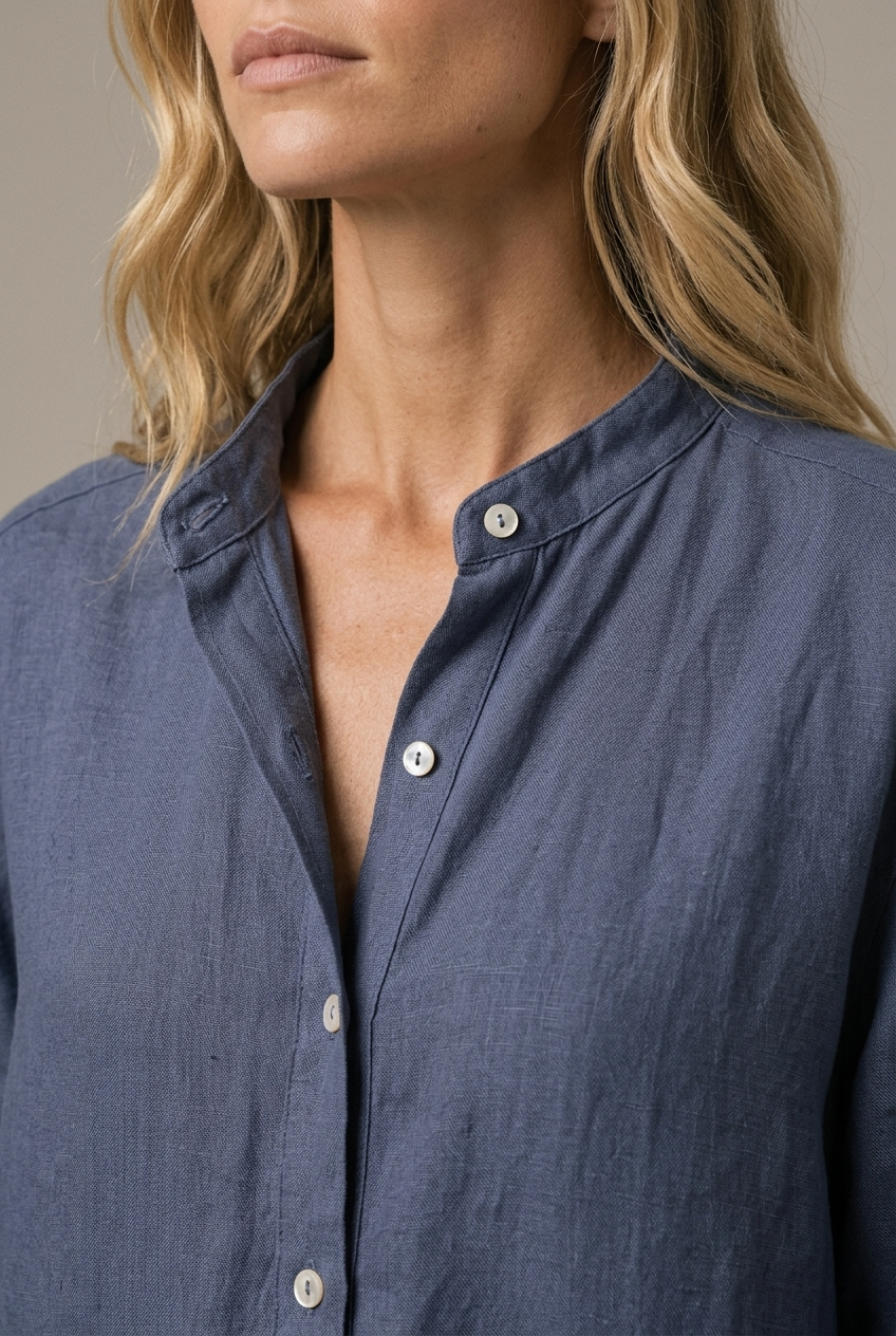 ROBELLI — Linen Shirt Dress