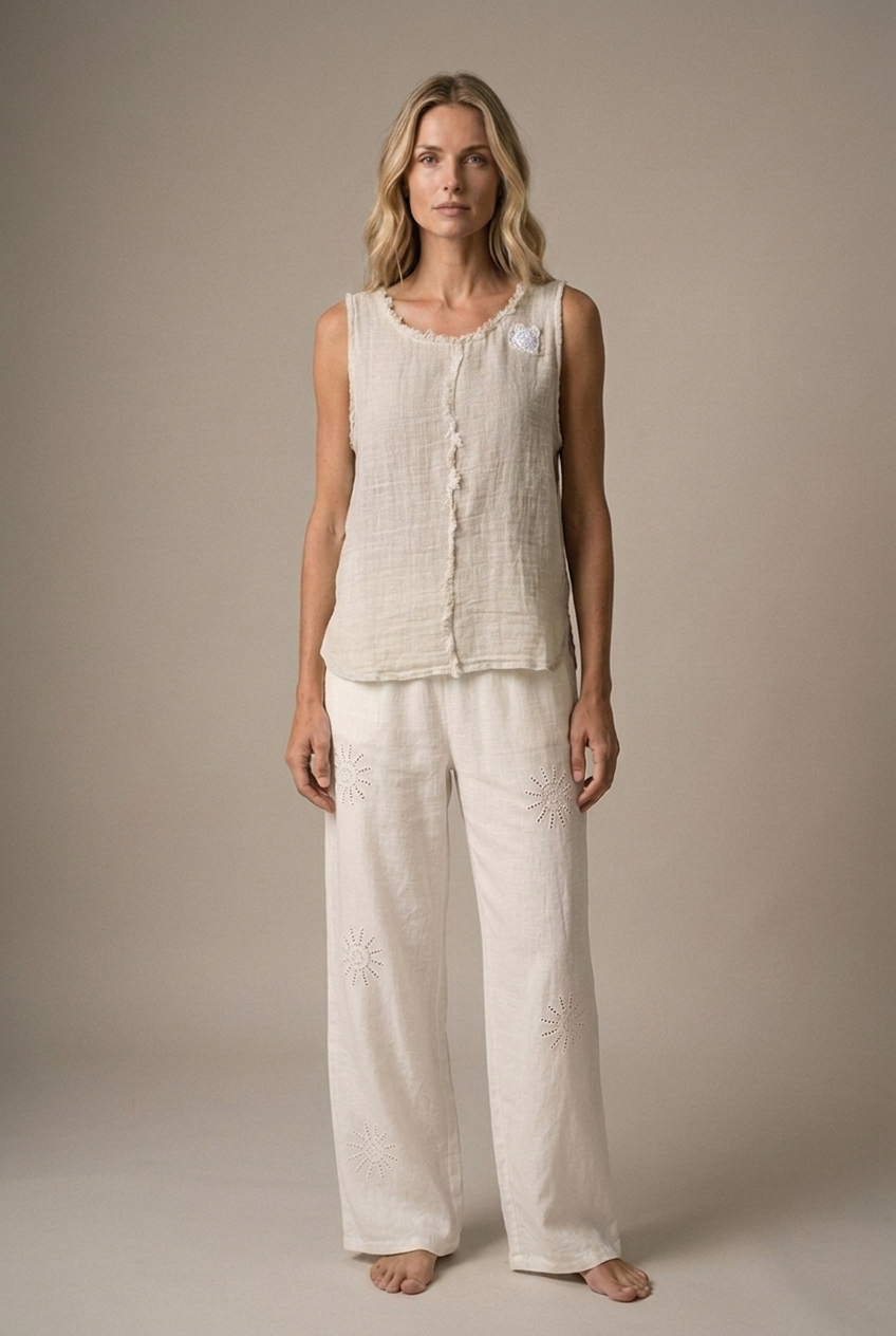 TOP XE — Linen Top — front