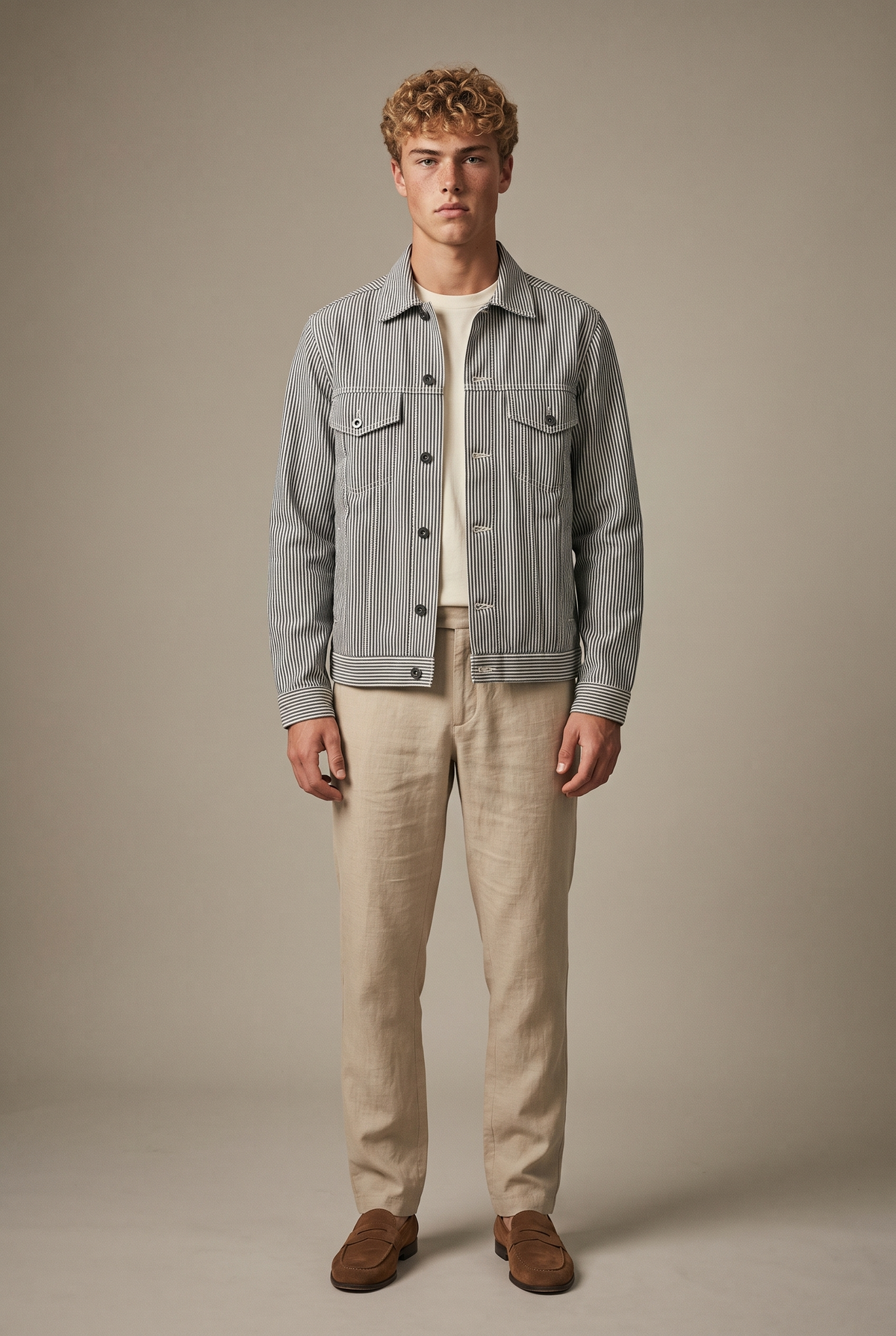 Serifos Shirt-Jacket — front buttoned